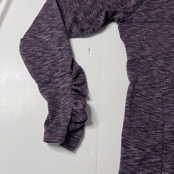 Columbia Omni-Wick 1/4 Zip Pullover Purple Heathered Women's Size M - Picture 5 of 8